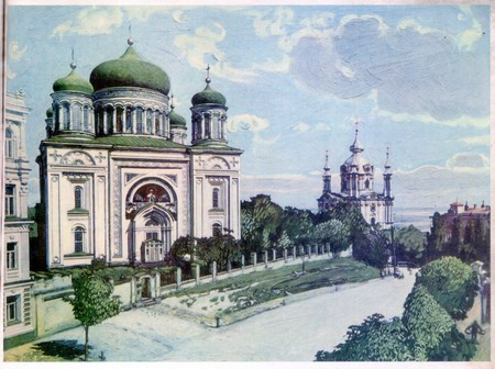 Десятинная церковь в Киеве.